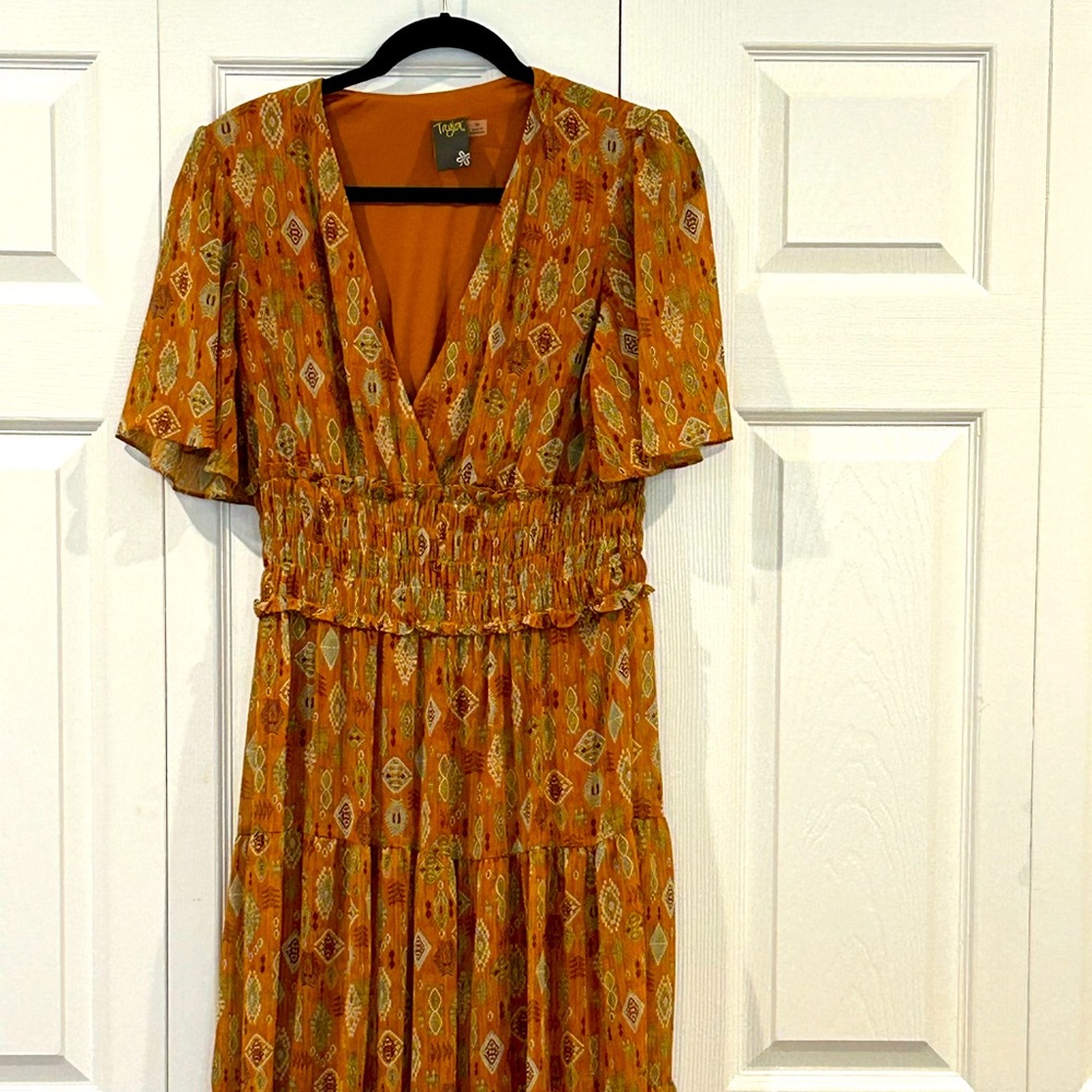 Autumn boho maxi dress - NW!!